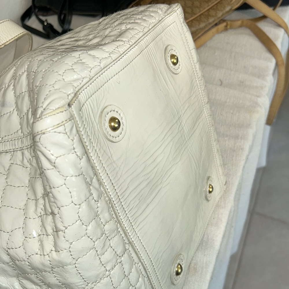 AUTHENTIC YVES SAINT LAURENT Hand Bag Leather - Picture 13 of 17